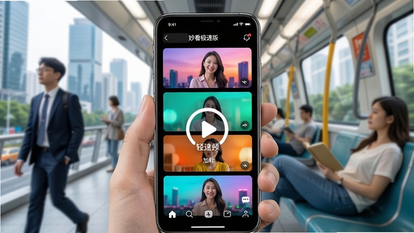 ����ٰ�APP����չʾ����������Ƶ��̾粥�ų������ֻ���Ļ�г��ֶ����Ƶ���뼫�ټ��ر�ʶ������Ϊ�ִ�����ͨ�������л�����ͻ����������Ĳ�Ʒ����