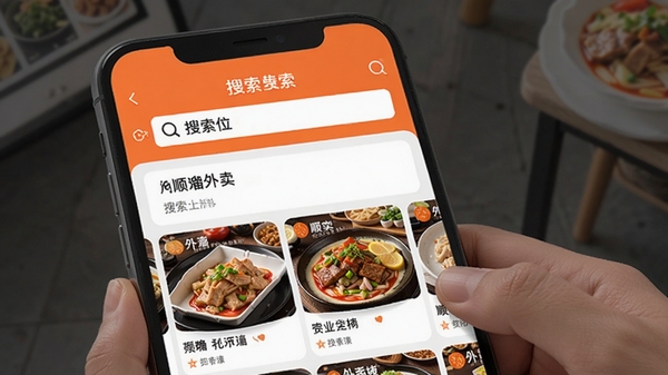 ˳������APP��ʳ�������棬�û���������ؼ��ʲ��Ҳ�Ʒ����Ļ��չʾ��������̼Һ;�����ʳ��ͼƬ��ͻ�����������