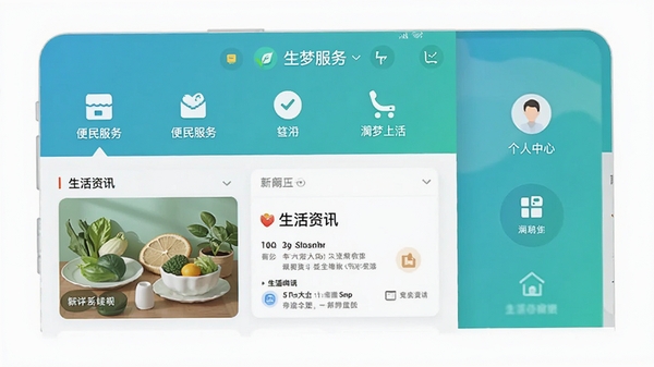 ��������APP������չʾ��������µ�����������ֻ�Ӧ�ý��棬�������������ڡ�������Ѷ��Ƭ����������ģ�飬����ɫ��������ɫΪ������ƽ����Ʒ�񣬸����ֻ���Ļ��ͼЧ��