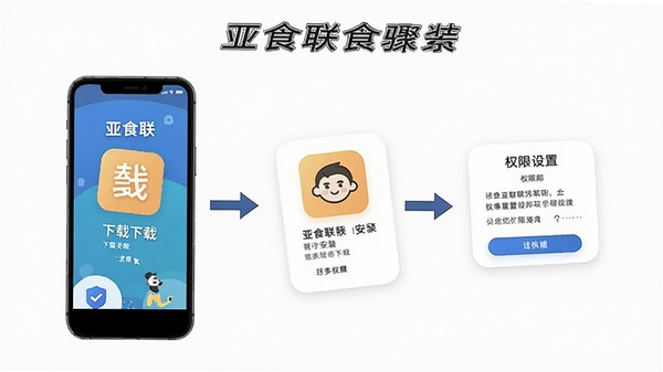 ��ʳ��app��װ����ʾ��ͼ���ֻ���Ļչʾ���ذ�װ��Ȩ����������