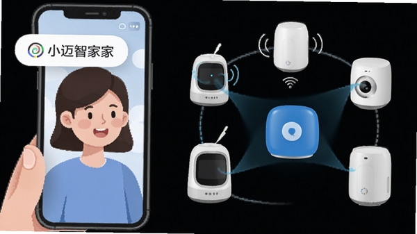 С���Ǽ�APP��������ʾ��ͼ���û������ֻ�˵������Χ�����豸��Ӧ�����������������ܼҾ�