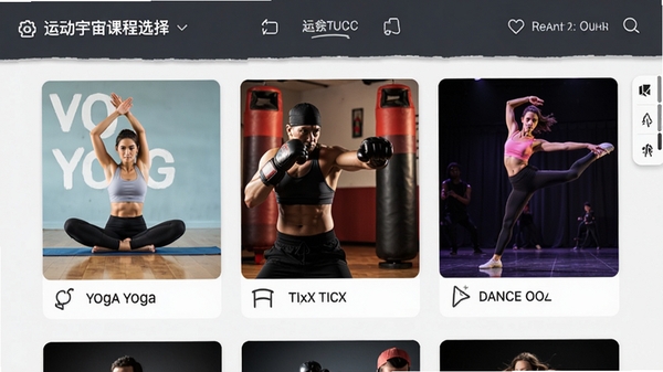 �˶�����γ�ѡ����棬��������������ͼչʾ�٤��ȭ�����赸�ȿγ�