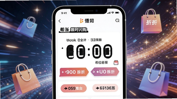 ϣ����ʱ��������棬�ֻ���Ļ��ʾ����ʱ���ֺ��ۿ۱�ǩ���������ж�̬��Ч�͹����ͼ�꣬ͻ��������Χ