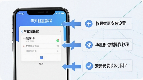 ������Ӯ�ƶ��˲����̳�ʾ��ͼ���ֻ���ĻչʾȨ�������밲װ�������棬�Ա��м�ͷ��ע�ص㲽�裬���������
