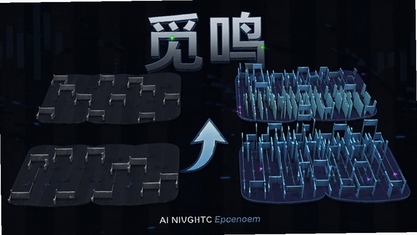 AI��ͼ��ʾ�ʣ�������Ϸ��̬�Ѷȵ���ʾ��ͼ��չʾ������ͬ�ܶȵ����������һ��ϡ��һ���ܼ����м��м�ͷ��ʾ�Ѷ�����������������������