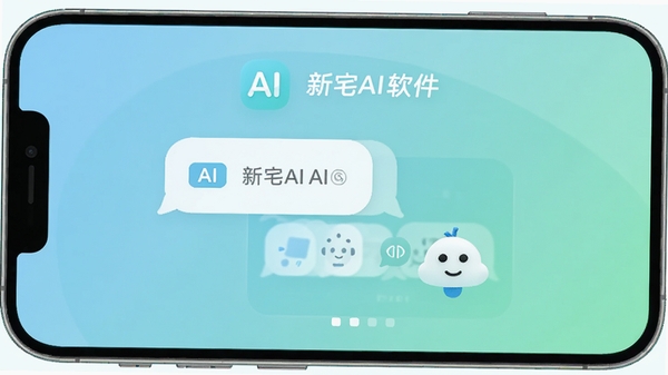 ��լAI������ӭ���棬��Լ���·���ֻ���Ļ��ʾAI�Ի�����������ͼ�꣬����Ϊ��ͽ�������ɫ��ͻ����լAIƷ������