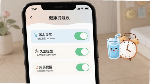 ������APP�����������ý��棬�ֻ���Ļ��ʾ��ˮ���ѡ��������ѡ���ҩ���ѵȿ���ѡ������࣬��ɫ��ͣ��Ա��п�ͨˮ����ʱ��ͼ���׺