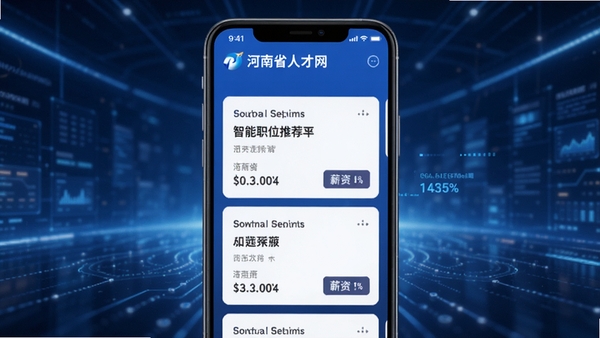 ����ʡ�˲�������ְλ�Ƽ����棬�ֻ���Ļ��ʾְλ��Ƭ��н�ʱ�ǩ���Ƽ��б�������ɫ��ɫ��
