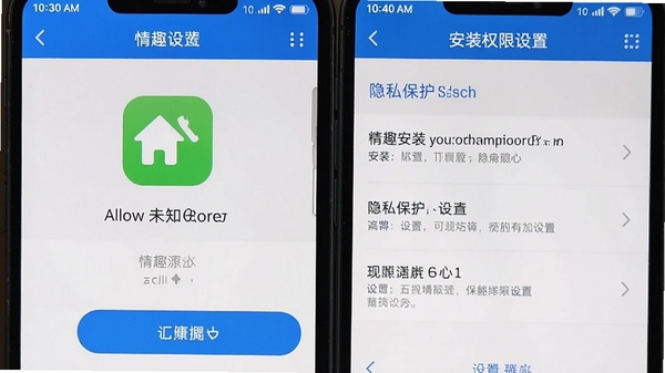 ��Ȥ��app��׿�ֻ���װȨ�����ò����ͼ��չʾ����δ֪��Դ��װ����˽�������ý���