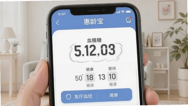 ���䱦APP�������ݼ�¼����չʾ��������ѪѹѪ��¼��ҳ�棬�������û��Ѻ����