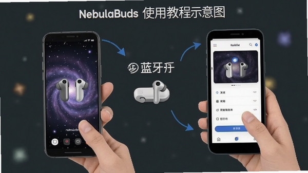 NebulaBudsʹ�ý̳�ʾ��ͼ��չʾ�ֻ����������������������Ĳ�������