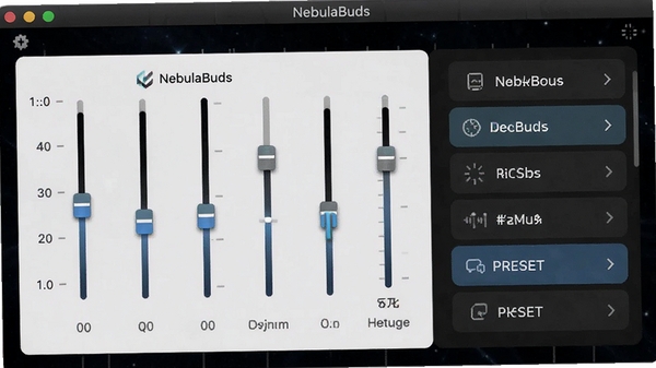 NebulaBuds���������ڽ��棬չʾƵ�λ�������ЧԤ��ѡ��