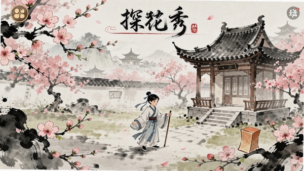 ̽������Ϸ�����棬����ˮī����һ�ʢ�����ŷ罨������ҽ�ɫ�ڻ�����գ����澫����ɫ�ʵ��ţ��ֻ���Ϸ��ͼ���
