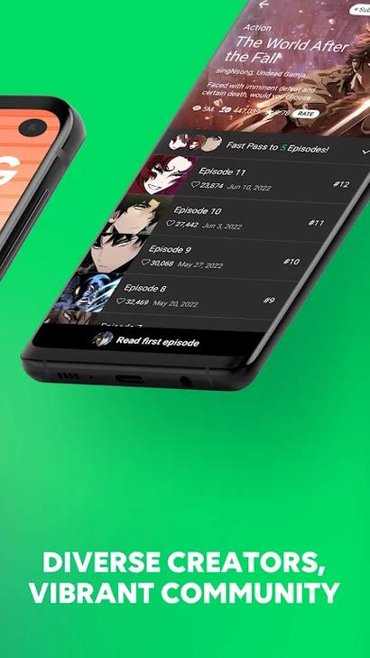 webtoon̨��appƻ��App Store����ҳ���ͼ