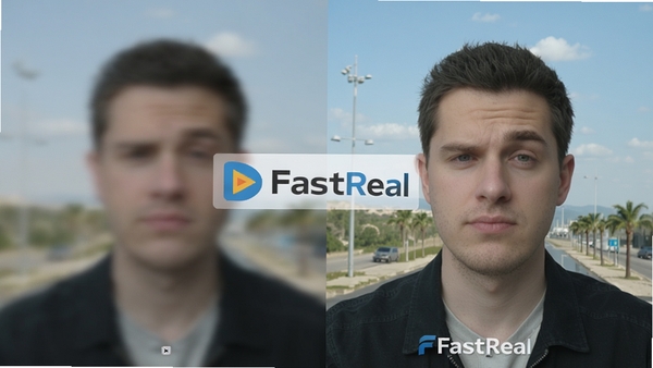 FastReal����AI�����ؽ��Ա�Ч��ͼ�����ģ��������Ƭ���Ҳྭ��FastReal�����������������������м���FastReal��־