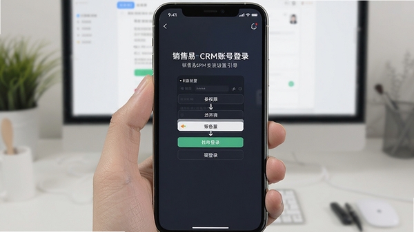 ������CRM���ְ�װ�����������棬�ֻ���ĻչʾȨ�޿������˺ŵ�¼���裬������˵Ĳ���ָ�����