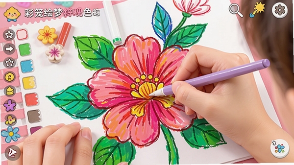 �ʼ����������ɫ�淨��ͼ��չʾ�������Ϊ����ͼ����ɫ��ɫ������
