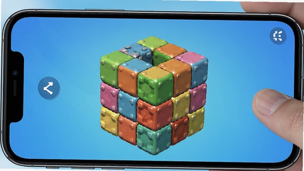 WalleCube��Ϸ������չʾ��ɫ�����޵ķ���ѵ�����Ļ���룬�����Ǽ��Ľ�����ɫ���ֻ��ճ��ӽǣ����廭�ʣ�������Ϸ���