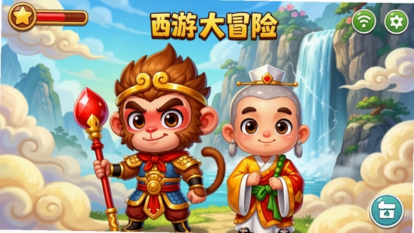 ���δ�ð����Ϸ������չʾ��Q�����������ɮ����վ��������Ϊ�������ƵĻ���ɽˮ������ɫ���������ޣ��ֻ���ϷUI������
