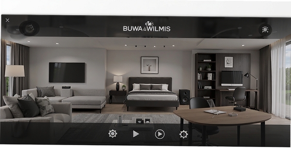 Music Bowers and Wilkins �෿����Ƶ���ƽ��棬չʾ���������ҡ��鷿�ȶ���������ͬ�����ų������������ִ���ͻ������Τ��Ʒ�Ʊ�־