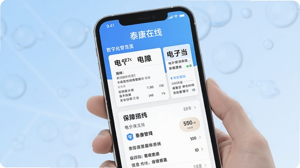 ̩������APP��������ҳ�棬�ֻ���Ļ��ʾ���ŵ��ӱ�����Ƭ�뱣�����飬����Ϊǳ��ɫ���䣬ͻ�����ֻ�������ɫ���������ơ�̩�����ߡ��ڶ�����Ŀչʾ