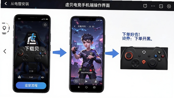 �鱴�羺�ֻ��˲��������ͼ��չʾ�����ذ�װ���µ����ڵ��������̣����м�ͷ��ע������˵��