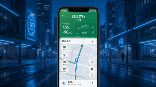 �̼�����APP����չʾ���ֻ���Ļ��ʾ�綯����������������복����λ��ͼ������Ϊ���нֵ����Ƽ�����ɫ��������չʾ���ܳ��й�������