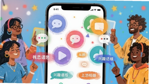 ����app��ȤȦ�ӹ���չʾ�������ɫȦ��ͼ���뻰���ǩ�������罻��Χ