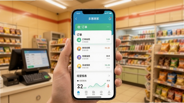 �Ͷ���̼�APP����չʾ���ֻ���Ļ��ʾ����̨�������б��;�Ӫ��������������UI��ƣ�����Ϊ��ܰ�ı����곡����ͻ���ƶ������ı����