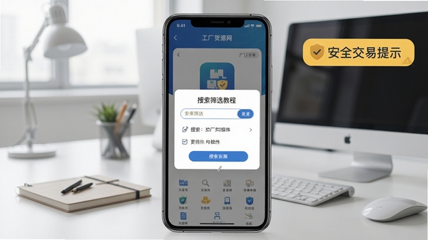 ������Դ��APP���ֲ���ָ�����棬�ֻ���Ļ��ʾ����ɸѡ�̵̳������Ա��С���ȫ������ʾ����ʶ������Ϊ���İ칫����