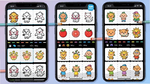 ��ȤͿɫapp�ں����߸�ģ��չʾ������������������ˮ����ͨ������