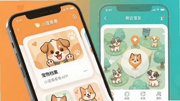 С��ǣǣAPP����չʾ���ֻ���Ļ�г��ֳ��ﵵ����Ƭ�͸������ѵ�ͼ��ǣ���ů��ɫ������ɫ������ͨ����廭���