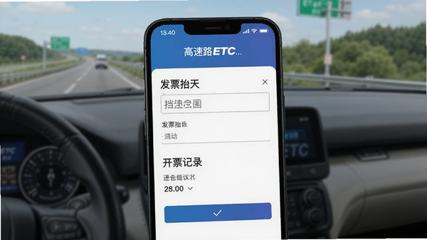 ����·ETCͨ���������ӷ�Ʊ������棬�ֻ���Ļ��ʾ��Ʊ̧ͷ��д�Ϳ�Ʊ��¼��ѡҳ�棬���������ͻ������·ETCͨ����������
