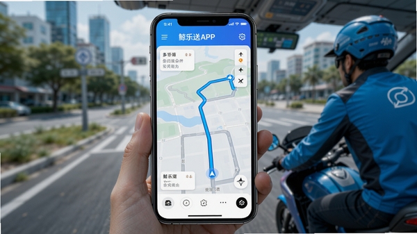 ������APP·�ߵ������棬�ֻ���Ļ��ʾ�ඩ���ϲ�����·�ߣ���ɫ·�߱�ע���������г������Ƽ���UI���