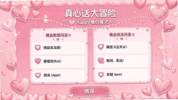 ���Ļ���ð��happy����ģʽ���棬��ɫ����ɫ������ʾ����Ĭ���ʴ���Ŀ