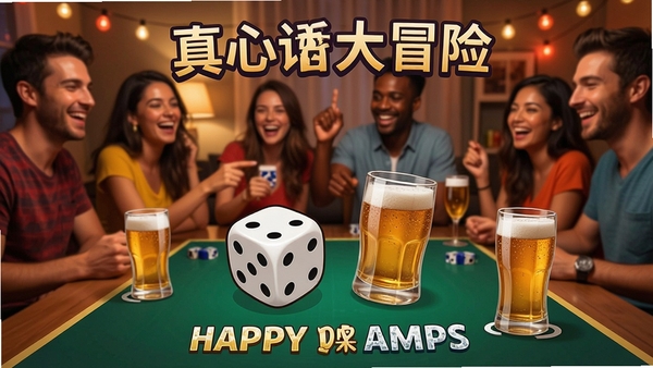 ���Ļ���ð��happy������Ϸ���棬��ʾ���Ӻ;Ʊ�Ԫ�أ����־ۻ᳡��