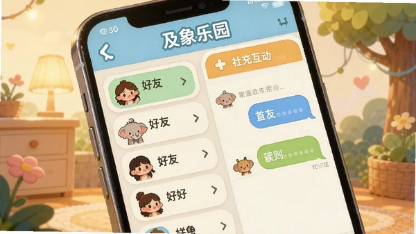 ������԰�罻�������棬�����б������촰�ڣ���ͨ�����ܰ��Χ���ֻ���Ļչʾ