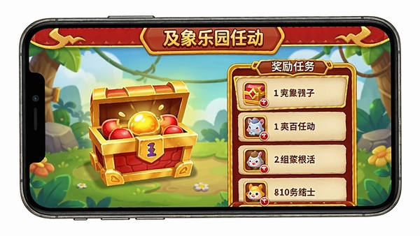 ������԰ÿ�����������棬���������������б�����ͨ��񣬽�ɫ���ɫΪ��ɫ�����ֻ���Ļչʾ