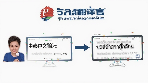 ��̩������ı��������ʾ��ͼ��չʾ�û��������ĺ�һ��ת��Ϊ̩��Ĺ��̣����������̩�����Ʒ�Ʊ�ʶ