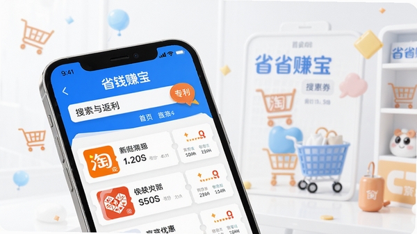 ʡ׬��APP��ҳչʾ�Ż�ȯ�����뷵�����棬�ֻ���Ļ�г����Ա�����ƴ�����Ʒ�Ż�ȯ�б�������Ϊ�������Ĺ���������ͻ��ʡǮ������Χ