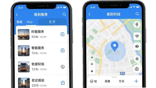 �׵��Ƽ�APP���ܽ����ͼ��չʾ�����Ƽ��붨λ���ܣ��ֻ���Ļ����ʾ���������б��͵�ͼ��λ��ǣ����������ۣ���ɫ����ɫ�����ʺ������������ܽ�����ͼ