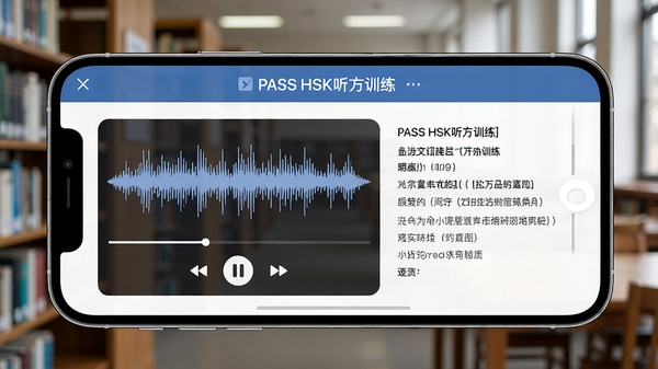 PASS HSK����ѵ�����棬չʾ��Ƶ���Ų�����ԭ�Ķ��չ��ܣ��ֻ�������ʾ������Ϊ������ͼ��ݻ���