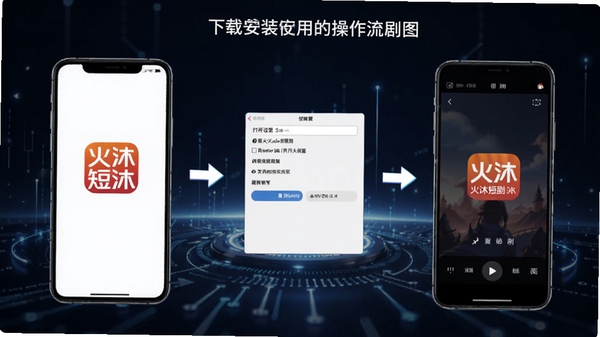 ����̾�APP�ڰ�׿�ֻ��ϰ�װʹ�õĲ�������ͼ��չʾ������APK����װ��ɴ�APP��ȫ���̣�����Ȩ�����ý���Ͳ��Ž��棬�ֻ���Ļ��ʾ����Ʒ��LOGO������Ϊ���ĿƼ����