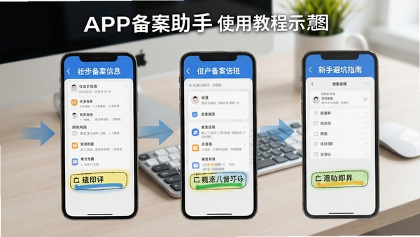 APP��������ʹ�ý̳�ʾ��ͼ���ֻ���Ļչʾ�ֲ�����д������Ϣ�Ĳ������棬���м�ͷָ���������ע������Ϊ���칫���棬�������ֱܿ�ָ������