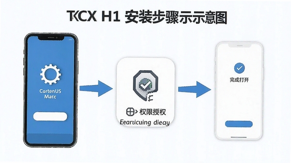 TKCX H1 ��װ����ʾ��ͼ��չʾ�ֻ��˵����װ��Ȩ����Ȩ����ɴ򿪵����̻���