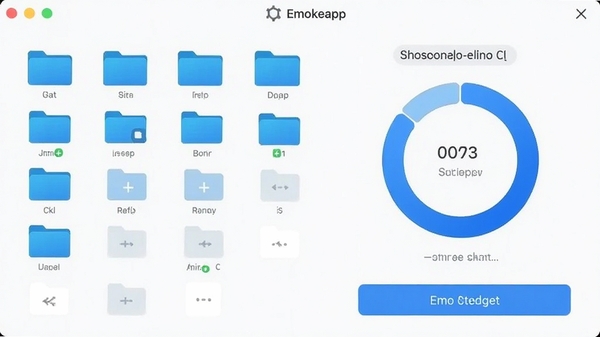 Emokeapp �ļ��������ܽ����ͼ��չʾ�����������ļ���ͼ�ꡢ�洢�ռ�ʹ���������ͼ��һ��������ť���Ƽ���ɫ��