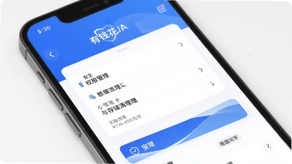 ��Ǯ��App���ֻ��ϵİ�ȫ���ý��棬չʾȨ�޹�����洢����ѡ����ڰ�ȫ���⣬������ɫ�����רҵ
