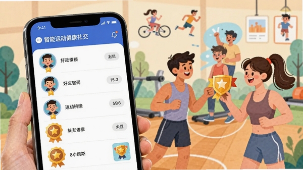 �ǻ��˶������罻�������棬�ֻ���Ļ��ʾ�����˶����а���ɾͻ��£�����Ϊ�˶�������Χ�������罻���廭