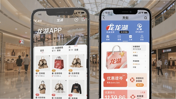 ����APP�̳�����ֽ��棬�ֻ���Ļչʾ��Ʒ�б����Ż�ȯ����������̳�����������Ʒ��Ԫ��ͻ��