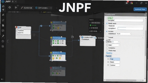 JNPF�ʹ���ƽ̨������������������ͼ��չʾ�ڵ���ק���������ã���������JNPF�����ɼ�